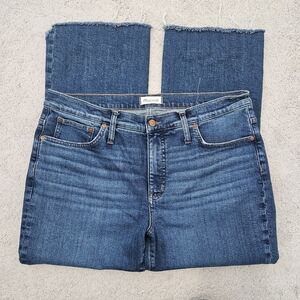 Like New! Madewell | Mid-Rise Kick Out Medium Wash Denim Jeans Women's 33